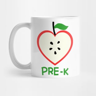 Pre-k teacher heart - cute pre school teacher gift Mug